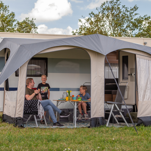 Campooz Homy 375 Vorzelt inkl. Gestänge für Wohnwagen - Teilvorzelte