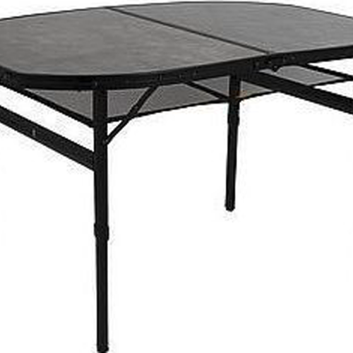 Bo-Camp Northgate Industrial Klapptsich oval 120 x 80 cm  - Klapptische