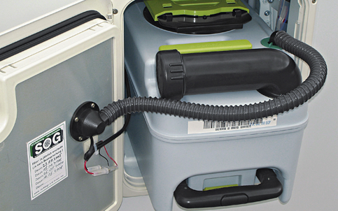 SOG I Typ 3000A  (CT3000/CT4000) 12V Toilettenentlüftung Türvariante weiß - Toilettenentlüftungen & Zubehör