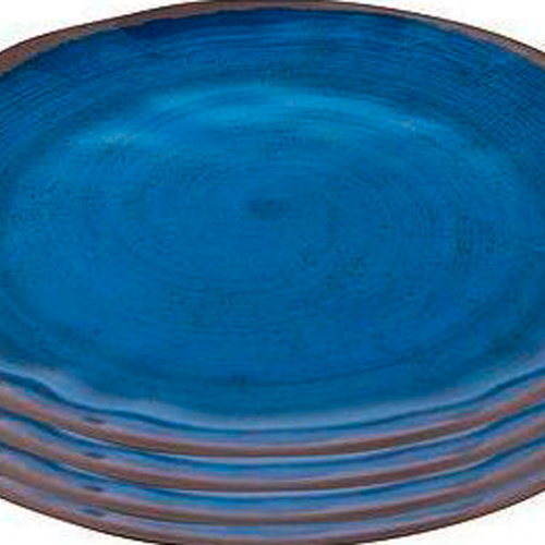 Bo-Camp Halo Frühstücksteller 4 Stück blau - Teller