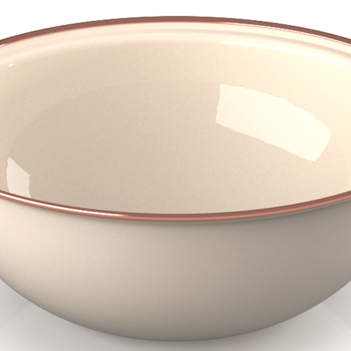 GSI MESA Emaille-Schale 14,6 cm - Cream - Schüsseln & Schalen