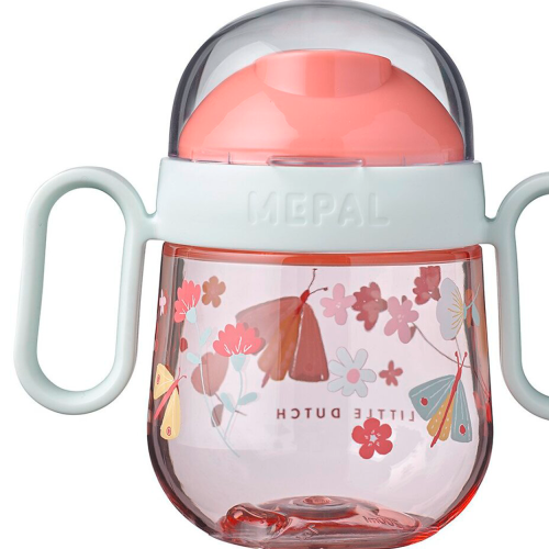 Mepal Mio Antitropf Trinklernbecher 200 ml flowers and butterflies  - Becher und Tassen