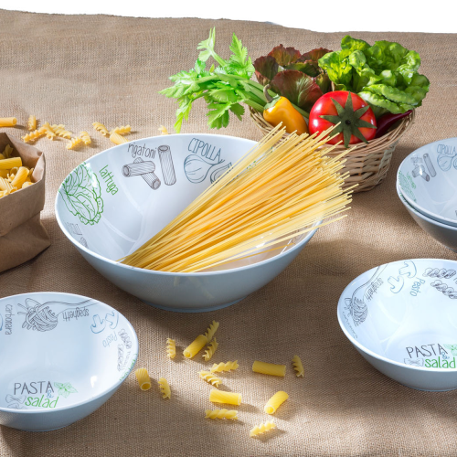 Brunner Salad & Pasta Melamin Schüssel-Set  5tlg.  - Schüsseln & Schalen