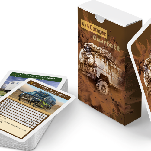 Dolde Medien Quartettspiel 4 x 4 Camper Quartett - Spielsachen