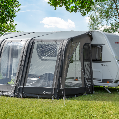 Berger Rimini Air mit  Panoramafenster - Sonnensegel & Vordächer