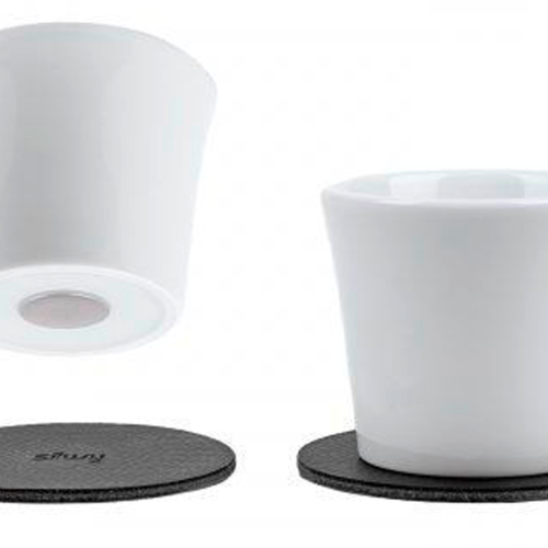 silwy® Porzellan Magnet-Espressotassen 2er-Set (70 ml)  - Becher und Tassen