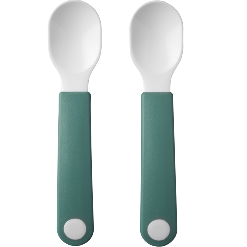 Mepal Mio Lernlöffelset 2 Stück deep turquoise  - Campingbesteck
