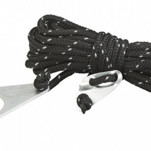 Berger Reflektierende Spannleine 2,5 mm 4er Pack 4 m - Zeltheringe & Abspannmaterial
