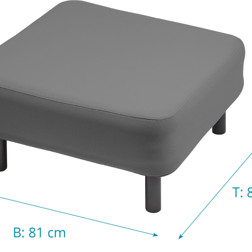 One bar Grundelement 3 Hocker Gestell - Polster & Sitzauflagen