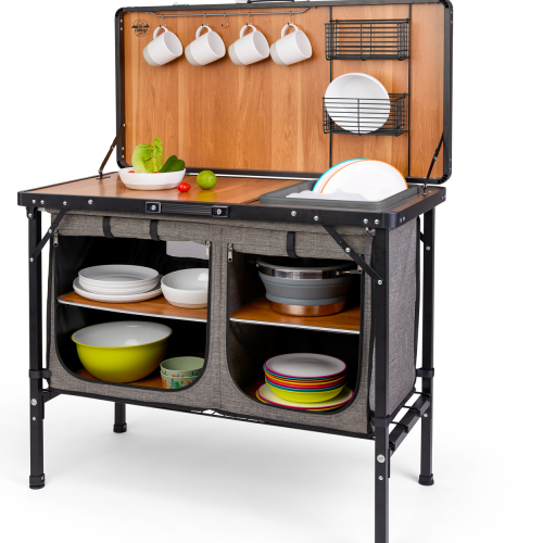 Camplife Capri Deluxe Küchenbox mit Deckel - Campingküchen