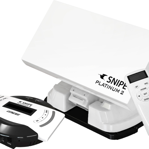 Selfsat Vollautomatische Sat-Flachantenne SNIPE Platinum 2 mit GPS / Bluetooth / Single LNB - Camping-Sat-Anlagen