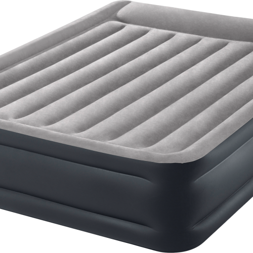 Intex Luftbett DuraBeam Deluxe PillowRestRaised mit 220 V Pumpe / Aufbewahrungstasche 152 x 203 x 42 cm - Luftbetten