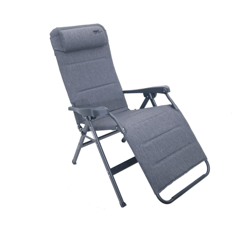 Crespo Natur-Elegant Aluminium Relaxliege - Relaxsessel