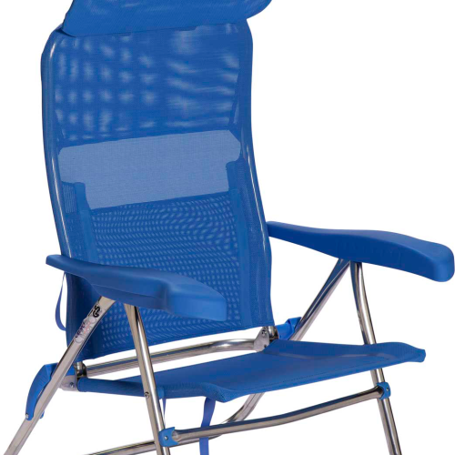 Crespo AL-205 Compact Beach Chair Strandstuhl blau - Strandstühle