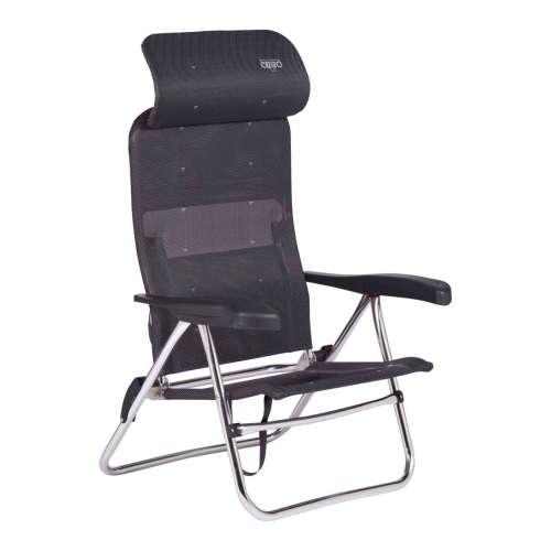 Crespo AL-205 Compact Beach Chair Strandstuhl grau - Strandstühle