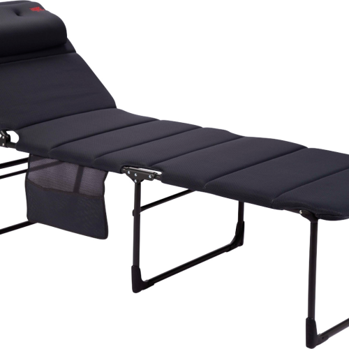 Crespo AP-363 XL Air Deluxe Sonnenliege grau - Liegen