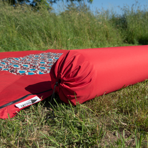 Bent Kissenrolle Zip-XL Lounger barbados cherry - Reisekissen & Sitzunterlagen