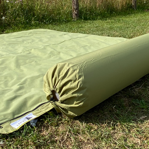 Bent Kissenrolle Zip-XL Lounger moos - Reisekissen & Sitzunterlagen
