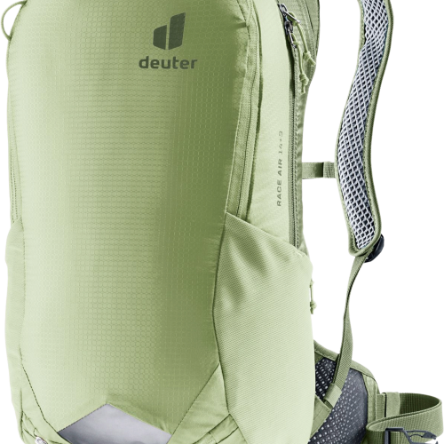 Deuter Fahrradrucksack Race Air 14+3 Liter Mineral Grove - Rucksäcke