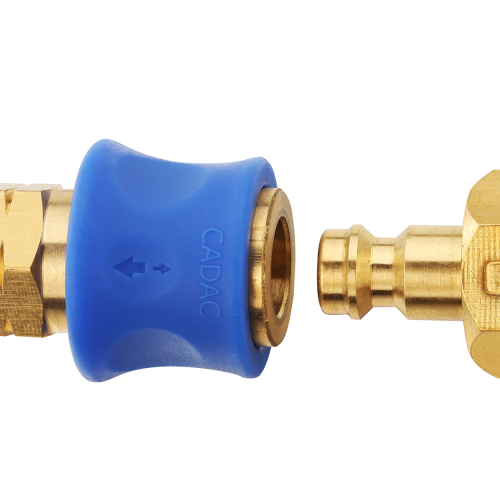 Cadac Quick Release Schnellkupplung für Gasgrill Schlauch gerade - Gasregler & Gasschläuche von Cadac Dometic