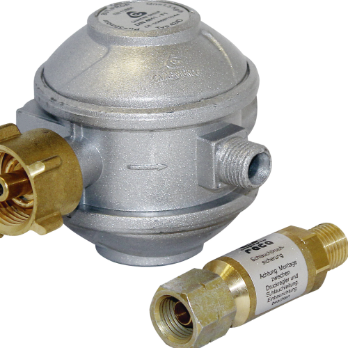 Enders Profi Gas Kit 50 mbar Sicherheitsdruckregler + SBS - Gasregler & Gasschläuche