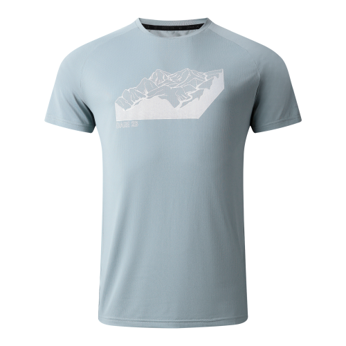 Dare2b Tech Langarm II Herren T-Shirt hellgrau XXL - Herrenshirts, -hemden & -pullover von Dare 2b