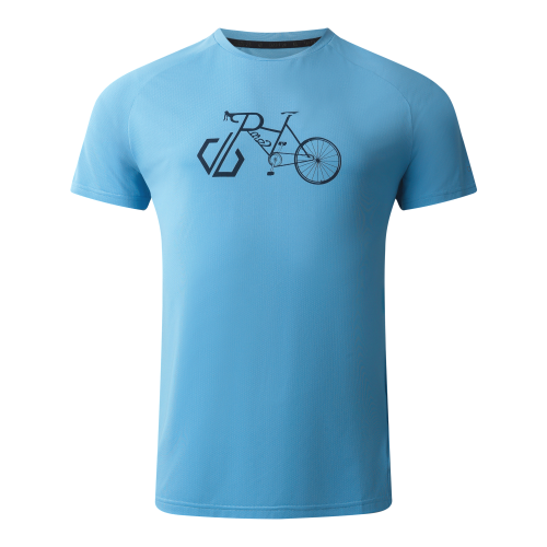 Dare2b Tech II Herren T-Shirt hellblau XL - Herrenshirts, -hemden & -pullover von Dare 2b