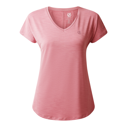 Dare2b Vigilant Damen T-Shirt rosa 42 - Damenshirts, -blusen & -pullover von Dare 2b