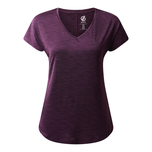 Dare2b Vigilant Damen T-Shirt lila 44 - Damenshirts, -blusen & -pullover von Dare 2b