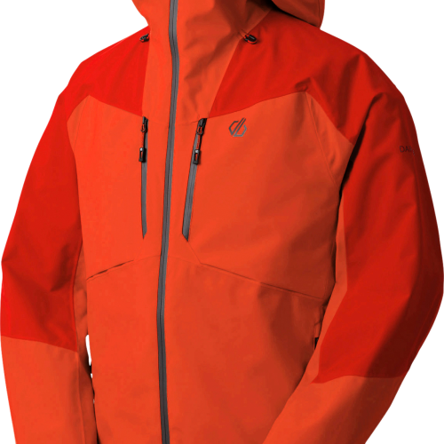 Dare2b Arising III Herren Regenjacke  rot XXL - Herrenjacken von Dare 2b