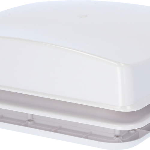 Berger Turbo Vent Dachhaube mit Ventilator 28 x 28 cm 12 V weiß  - Dachhauben & Dachlüfter