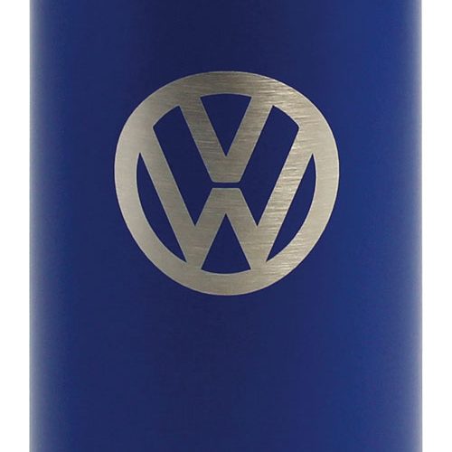 VW Collection Edelstahl Thermo Trinkflasche 375 ml Blau - Isolierflaschen & Isobehälter