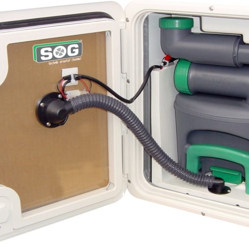 SOG I Typ D (C400) 12V Toilettenentlüftung Türvariante weiß - Toilettenentlüftungen & Zubehör