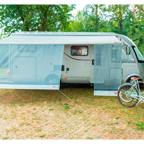 Fiamma Sun View XL 500 Markisenaufsatz Vorderwand Mindestmarkisenlänge 500 cm - Markisenvorzelte & Wände