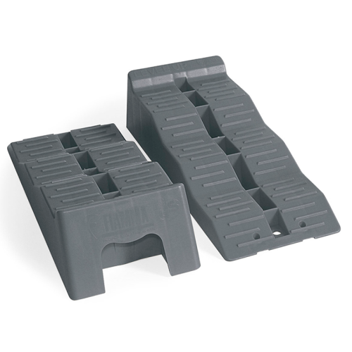 Fiamma Kit Level Up Auffahrkeile 2er Set grau Jumbo - Stufen- & Ausgleichskeile