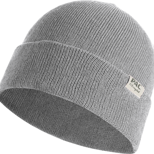 P.A.C Bricu Beanie Herrenmütze hellgrau Einheitsgröße - Hüte & Mützen von PAC