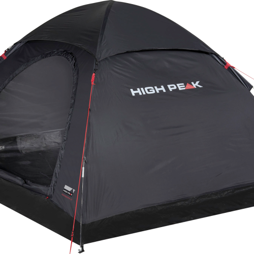 High Peak Monodome XL freistehendes Einfachdach Kuppelzelt schwarz für 4 Personen - Iglu- & Kuppelzelte