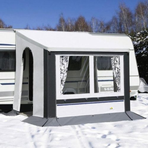 DWT Cortina II Ganzjahresvorzelt Grau 200 x 150 cm - Teilvorzelte