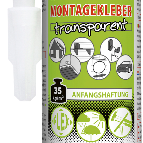 Petec Kleben und Dichten Montagekleber transparent 290 ml - Klebstoffe & Dichtmittel
