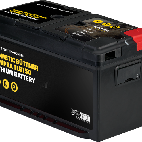 Dometic Büttner Tempra TLB150 Lithiumbatterie mit Bluetooth 12 V / 150 Ah ohne integrierte Heizung - Fahrzeug-Batterien von Büttner Dometic
