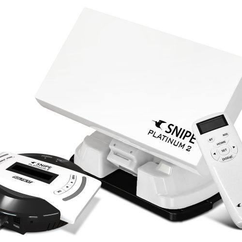 Selfsat SNIPE Platinum 2 - Twin - Mit BT Fernbedienung und iOS / Android Steuerung sowie GPS-Modul