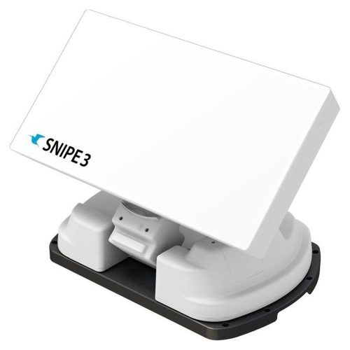 Selfsat SNIPE V3 GPS - White Line - Single - Vollautomatische Satelliten Antenne Skew Sat System