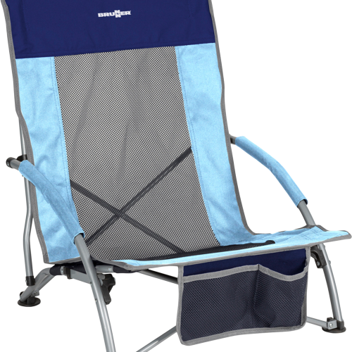 Brunner Cuba Airback Strandstuhl blau/grau - Strandstühle