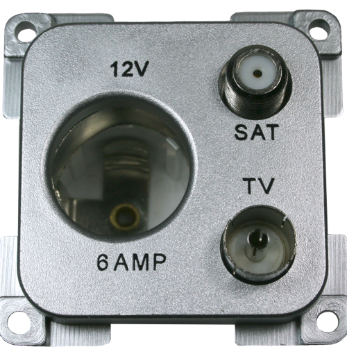 Haba 12V Steckdose / TV / SAT - 12 / 24 V Einbausteckdosen