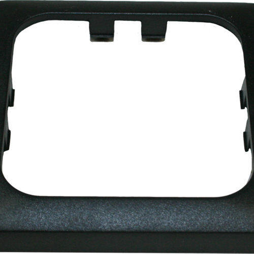 Haba Abdeckrahmen 1-fach Opal C-line schwarz - Schalter, Taster & Rahmen