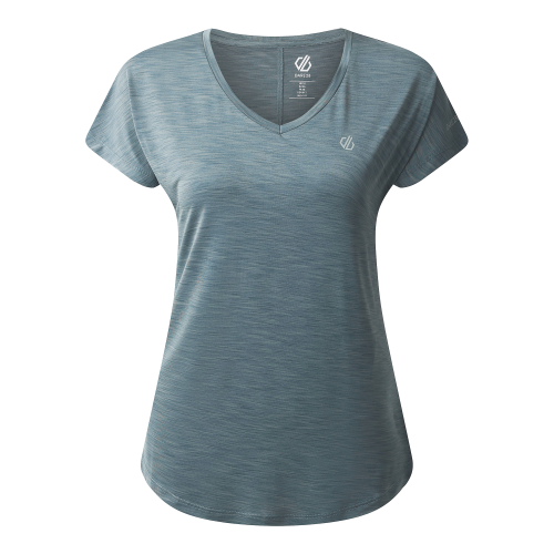 Dare2b Vigilant Tee Damenshirt dunkelgrau 46 - Damenshirts, -blusen & -pullover von Dare 2b