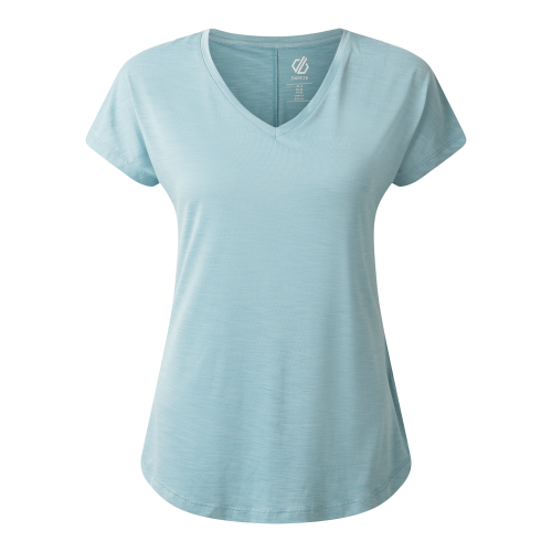 Dare2b Vigilant Tee Damenshirt türkis 42 - Damenshirts, -blusen & -pullover von Dare 2b