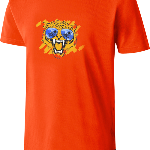 Dare2b Amuse II Kinder T-Shirt orange 128 - Kinder T-Shirts & -hemden von Dare 2b