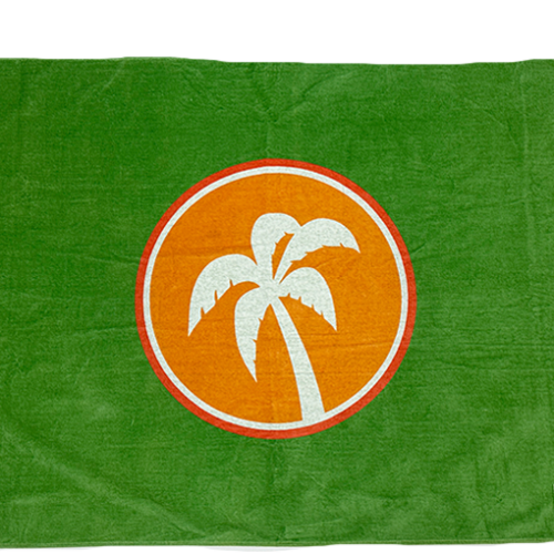 BusBoxx Strandtuch aus Baumwolle 160 cm x 80 cm Grün - Outdoor Zubehör