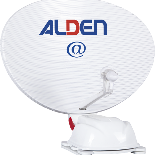 Alden Satanlage AS2@ 80 SKEW / GPS Ultrawhite  inkl. A.I.O. SMART TV 22"  - Camping-Sat-Anlagen